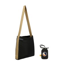 [티켓투더문] 에코백 스몰 10L 블랙 브라운