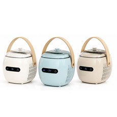 迷你家用製冰機 8格方塊冰 快速製冰 一鍵脫冰, 冰川蓝8冰标配24V电源