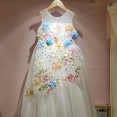 아동 여아 초등학생 언니 피아노 콩쿨 연주 발표회 영성체 오디션 무대의상 플라워 롱 드레스