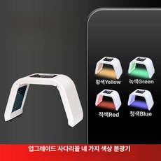화이트태닝기계 얼굴케어 램프 장비 일광욕 자외선 마사지샵 얼굴마사지기 셀프태닝, [업그레이드] 4색, 기본 모델명/품번