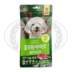 풀무원아미오 강아지 자연담은 간식 육포, 사슴 육포, 50g, 10개 사슴 육포, 50g, 10개