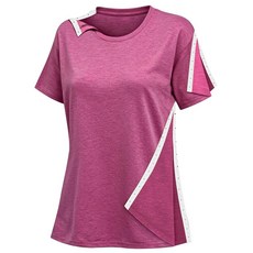 수술 후 셔츠 여성용 어깨 수술 셔츠 풀 스냅 오픈 팔 어깨 회복 의류-화학 요법 의류 여성용 퍼플. L, 라이트 레드