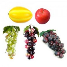 과일 모형 포도 참외 인테리어 소품 조형물 장식 cha*0878gL, 적포도, 1개