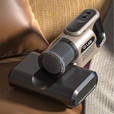 베드케어 무선 침구 핸디청소기 진드기 미세먼지 제거 UV살균 초강력 흡입력, 골드, 골드, Oi-0050