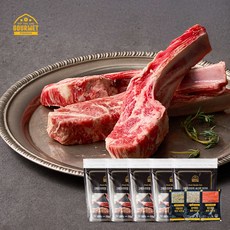 고메프리미엄 양갈비 램 숄더랙 250g*5팩 + 시즈닝3종 1세트, 1.25kg