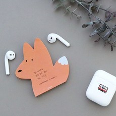 제이하이 동물모양 메모지 손글씨메모지, Pink Rabbit