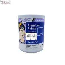 팬톤 멀티 무광 수성 페인트 백색 1L 2종 택1 벽지 벽면 보수 병원 도장재, 백색11-4300