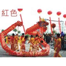 客滿來 節綢布龍 套服裝 舞龍舞獅 道具 表演 民俗技藝 競技比賽 學校 廟會, 1個, 紫布龍+紅衣9節綢布龍10套服裝BECS