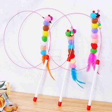 엠비아샵1 고양이 와이어 낚시대 고양이키우기