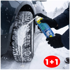 카렉스 파워그립 타이어 스프레이체인, 500ml, 2개