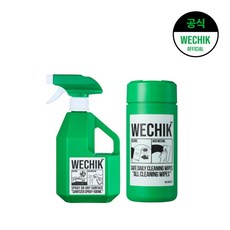 [위칙] 멀티 소독스프레이 500ml + 올클린 세정티슈 80매, 1세트
