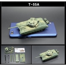 T-55A 탱크 프라모델 4D 조립 장난감 블럭 학습 새버젼 간편 조립 피규어 미니어쳐 밀리터리 인테러어 소품 소장 장식 소근육 두뇌 발달 어린이 창의력 집중력 키우는 제품 모형