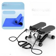 무소음 제자리걷기 계단오르기 스테퍼 검은색 운동 유산소, 프리미엄 1단계 풀로프+블루요가매트