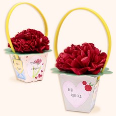 미술샘 카네이션 싱글컵, 1.노랑, 합포장, 1개