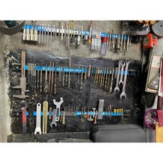 磁性整理架 強力磁鐵 工具架 長條磁鐵, 1個, 黑色,60公分