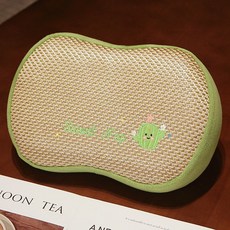 抱枕靠墊辦公室午睡神器兒童教室午睡枕學生午休專用趴睡枕男女生, 綠色仙人掌【一面毛絨一面涼蓆】
