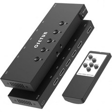 2-in-1 HDMI 및 AV 스위처 - 1 TV 3 2.0 4K HDR RCA 입력으로 PS5 레트로 게임 플레이 Xbox Series X/Switch/Wii/PS2/N64, 4K@60Hz 5 in 1 Out HDMI Switch