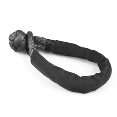 자동차 도르래 오프로드 블록 풀리 구조 스내치블럭, B. 매듭진 밧줄 15톤 검은색