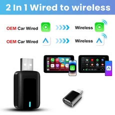 미니 무선 안드로이드 자동 어댑터 카플레이 스마트 동글 플러그 앤 좌석 알함브라 레온 톨레도 아테카 아, 01 365 days guarantee, 01 V1