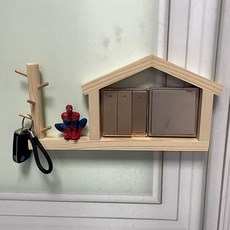 버윈 스위치 커버 장식 인테리어 우드 스위치 덮개, H