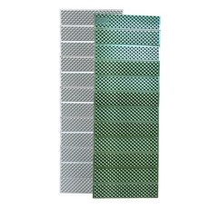 蛋巢折疊防潮睡墊 柔軟舒適 輕便易攜, 183*61*2CM-鋁箔-綠, 綠