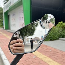 FOREVER 摩托車電動車後視鏡輔助鏡 小圓鏡, 1個, 電動車後視鏡-圓形:如圖