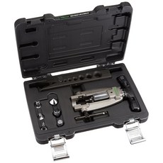 힐모어 1838947 퀵 인게이지 플레어 및 스웨이지 키트 유지보수 수리를 위한 HVAC 도구 장비 한 손 조작 블랙