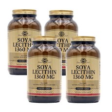 솔가 소야 레시틴 1360mg 100소프트젤 X 4통 대두 레시틴