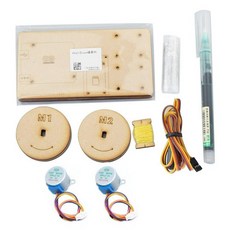 로봇 프로젝트용 케이블 플로터 모터 벽화 그리기 극좌표 그래프 스테퍼 프로그래밍 DIY 키트, 1개