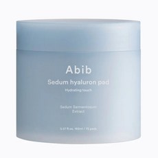 Abib Sedum hyaluron pad 鎮靜補水棉片, 1個, 玻尿酸保濕棉片165ml/75片
