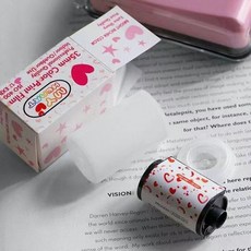 即可拍復古文青膠卷相機 輕巧好攜帶 操作簡單 記錄生活, 1個, 8張彩色膠捲-彩盒包裝