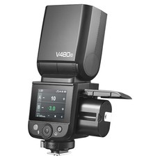고독스 카메라 상단 장착형 휴대용 충전식 플래시, 1개, V480C