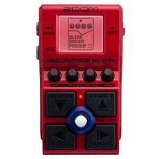 Zoom Plus Zoom MS-60B+ Stomp Box Bass 複合效果器踏板, 1個