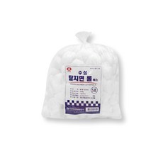 수성탈지면 볼형 450g 슬라이스 코튼볼5호 치과솜 드레싱솜