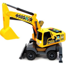 바니랜드 타요 포코 포크레인놀이 중장비 완구, 기본색상, 3개