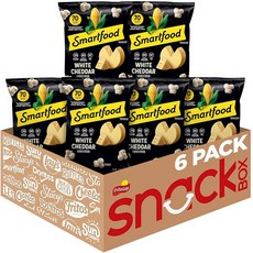 Smartfood 팝콘 화이트 체다 17.7g(0.6온스) (40개 팩), 64ct 화이트 체다, 1