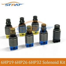 자전거정비STPAT 기어 박스 솔레노이드 키트 BMW 호환 X3 X5 용 아우디 A6 A8 Q7 수리 2 변속기 6hp 호환19, 02 valve core