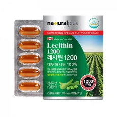내츄럴플러스 레시틴1200 1200mg x 60캡슐, 1개