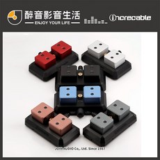 Increcable MVD-Earth (最新第三代) 機械振動耦合接地盒，有效降低雜訊，提升影音品質, 1個, EBV-3 (黑) AV系統, EBV-3 (黑) AV系統