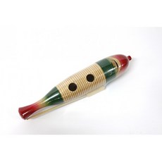 Kingrosa 瓜胡 魚形 打擊樂器 響筒, 1個