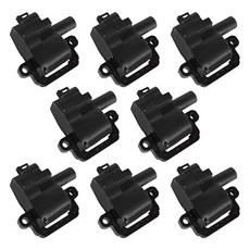 GRIZZLY AUTO 쉐보레 아발란치 서버번 실버라도 1500HD 2500HD 3500 클래식용 점화 코일 팩 및 스파크 플러그 와이어 세트 GMC 시에라 유콘 XL 150