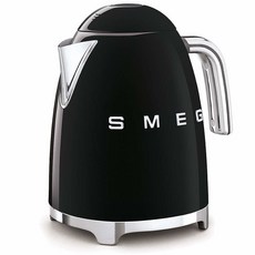 SMEG KLF03 7컵 전기 주전자 레트로 스타일 부드러운 개방 뚜껑 자동 차단 360 회전 베이스 제이드, 1.8 Quarts, Pastel Green