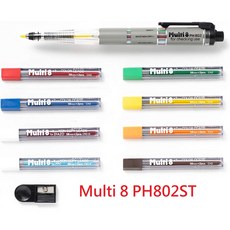 Pentel 飛龍 多功能色鉛筆組, 1個, Multi 8 PH802ST, Multi 8 PH802ST
