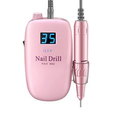 青可 原廠M&R8002磨甲機 贈卸甲磨頭 保養磨頭 半年保固 卸甲機 美甲 台灣發貨, 1個, 白色, 粉色