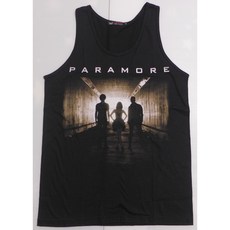 【Mr.17】Paramore 帕拉莫爾 金屬搖滾龐克背心無袖吊嘎黑背心團背心(HE538)