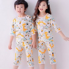 베비포 남아용 여아용 반팔티 반바지 잠옷 상하복 세트 JM23