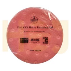 【HoJ】Lake Country LC 5.5吋 CCS半厚 打蠟海綿 拋光海綿 上蠟海綿 拋光綿 汽車美容 美國進口, 粉紅色, 1個