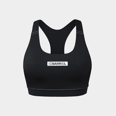 BARREL 基礎縫線女款泳裝上衣, BLACK,100/XL