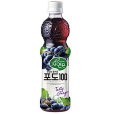 자연은 포도 x20펫/포도음료/포도주스/포도페트음료/포도페트주스/캠핑음료/소풍음료/행사음료/후식음, 500ml, 1개