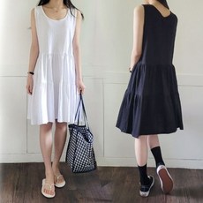 보리맘민소매 캉캉 미니 원피스 여름 여행 임부복 Y458 159902